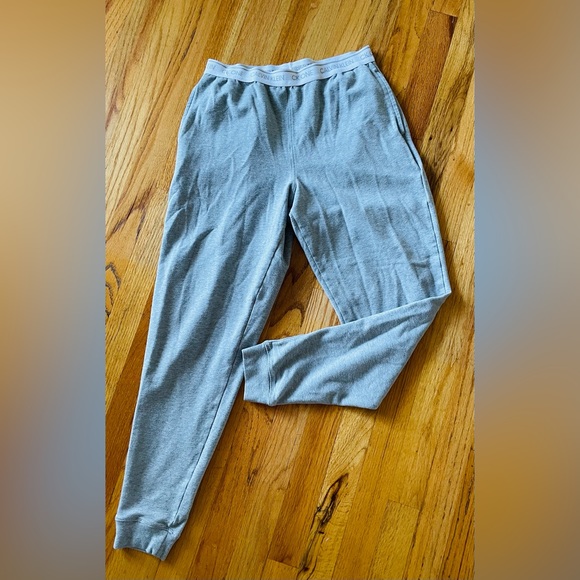 CALVIN KLEIN CK grey gray small women’s jogger sweatpants leggings workout pants - Picture 1 of 6
